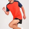Camiseta Manga Corta Limit Naranja Fl Or Navy P