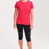 Camiseta Manga Corta Ultra Rojo El Ctrico Mujer P