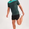 Camiseta Manga Corta Kross Verde Dark Pro Y Turquesa Ne N P