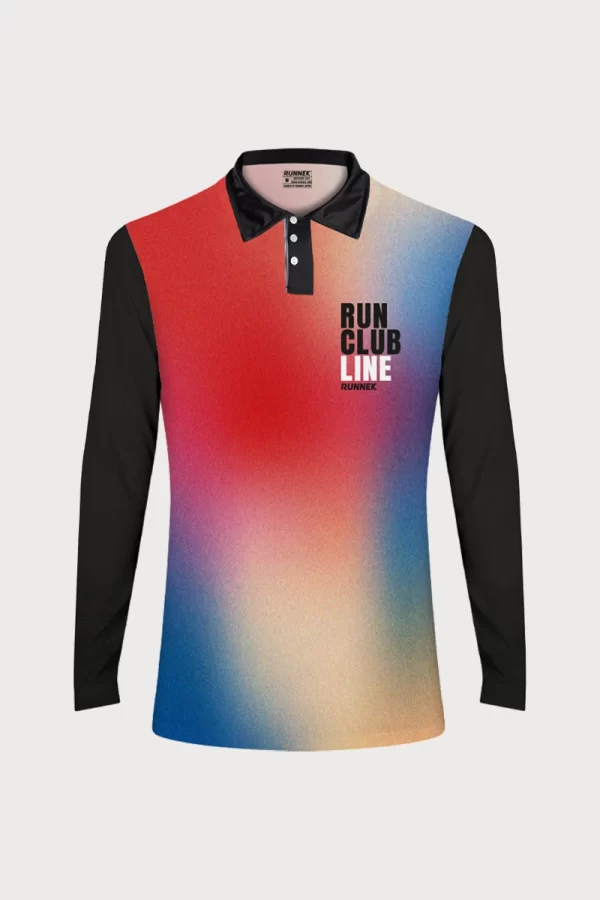 Runnek Women's Button-Up Long Sleeve Polo